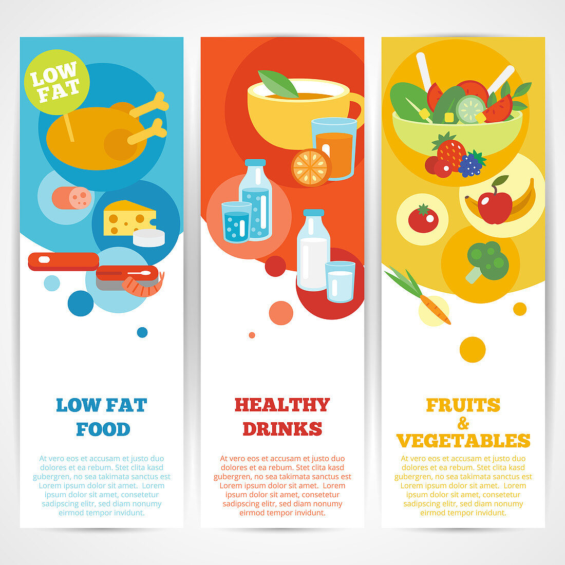Healthy eating, illustration