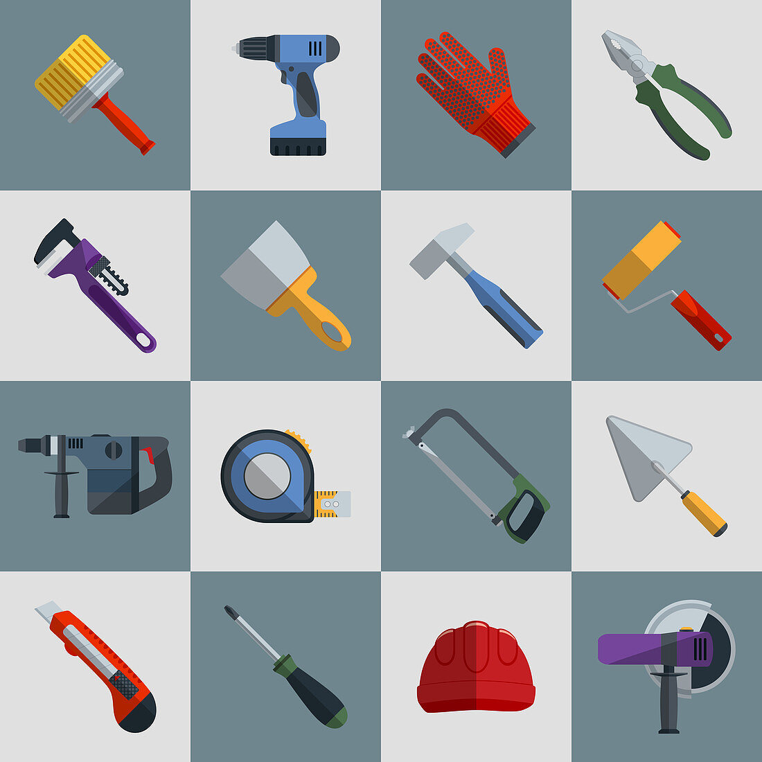 Tool icons, illustration