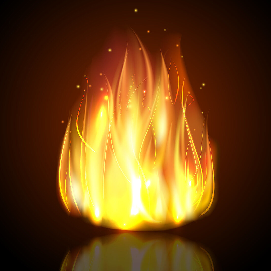 Campfire, illustration