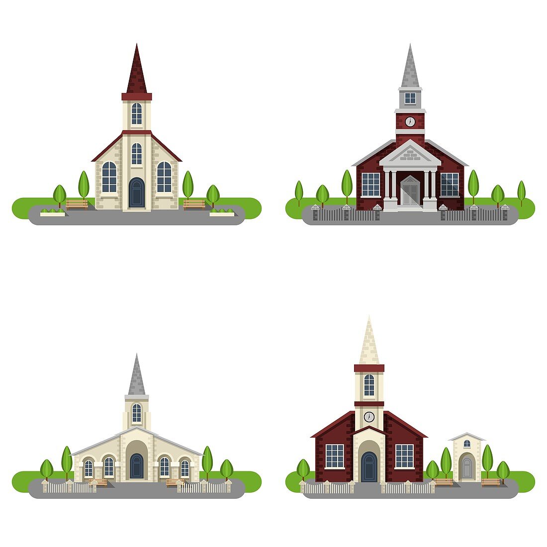 Churches, illustration