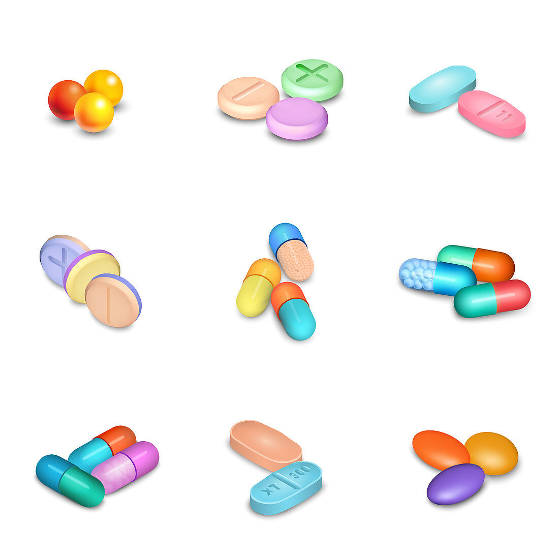 Pills, illustration