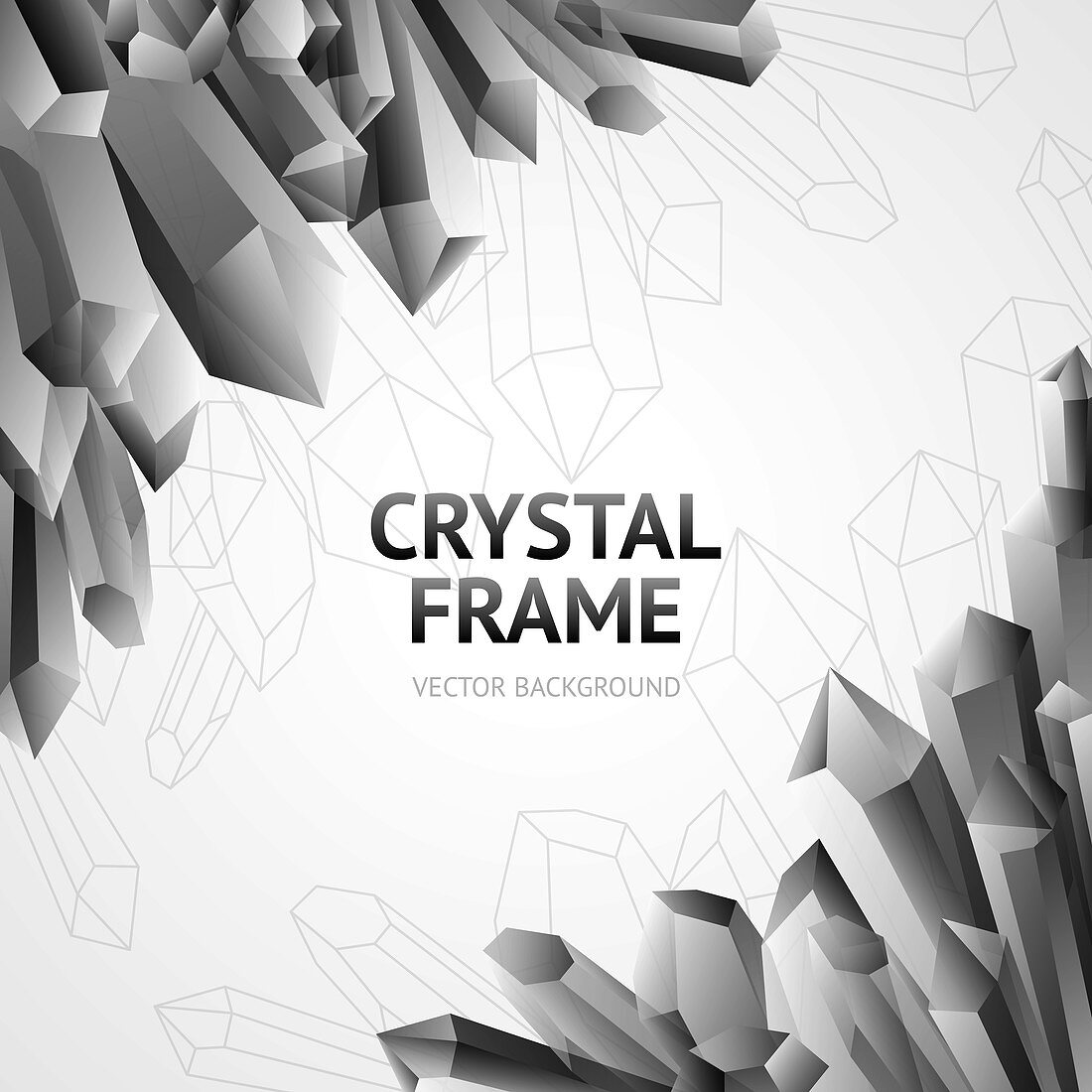 Crystals, illustration