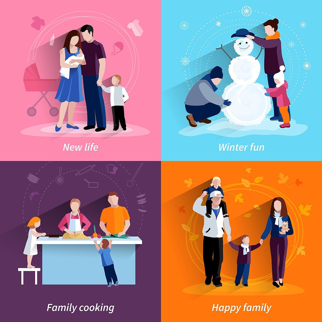 Family, illustration