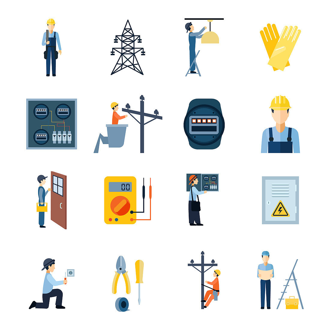 Electrician, illustration