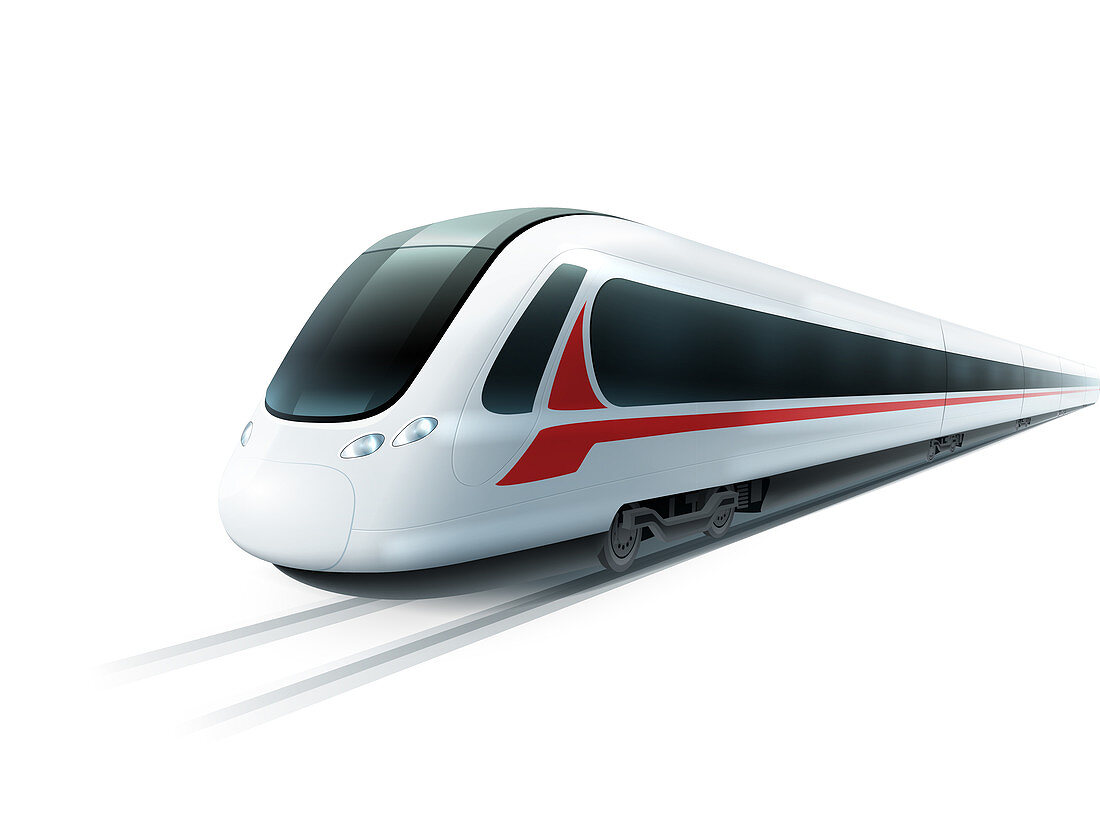 High-speed train, illustration