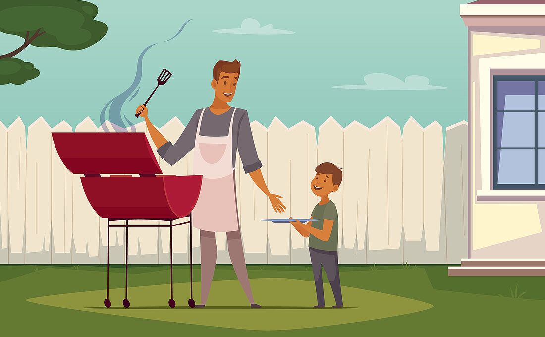 Barbecue, illustration