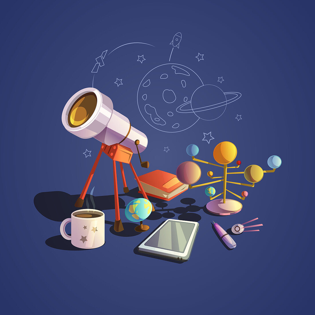 Astronomy, illustration