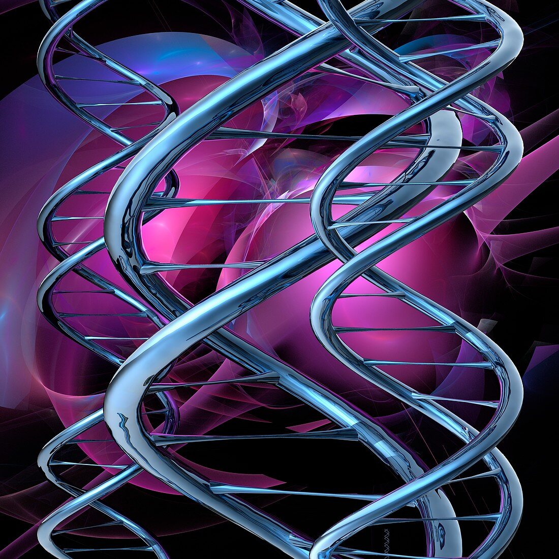 DNA fusion genes, illustration