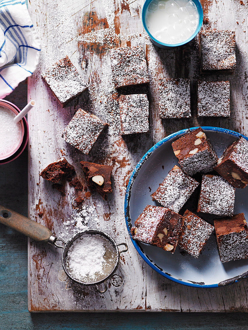 Brownies mit Macadamia