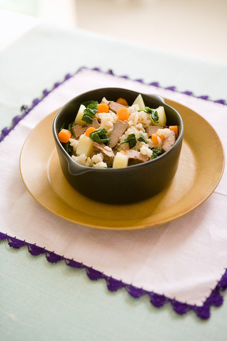 Dog Food - Leberstreifen mit Spinat und Karotten