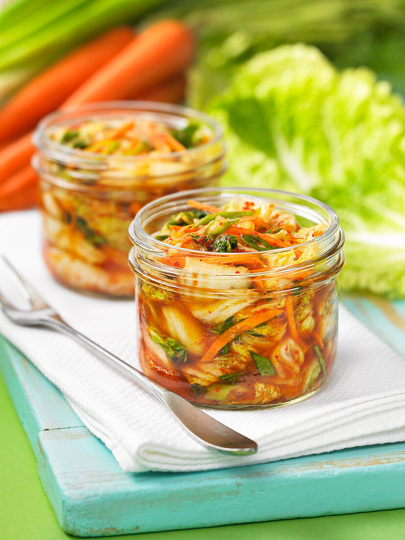 Kimchi im Glas (Korea)