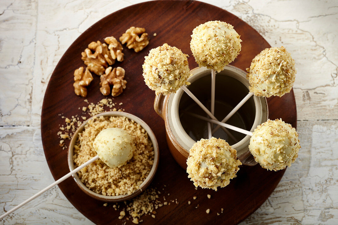 Carrot cake pops