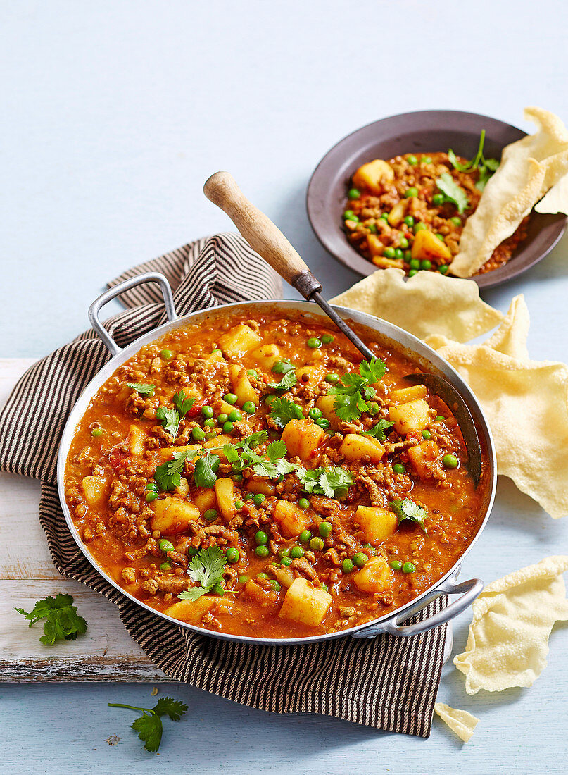 Lamb and lentil curry