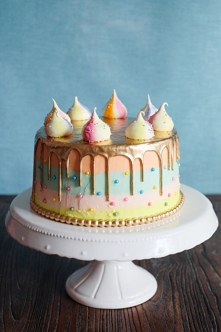 A unicorn cake