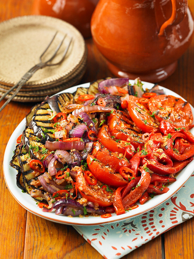 Grilled vegetable platter (Catalonia)