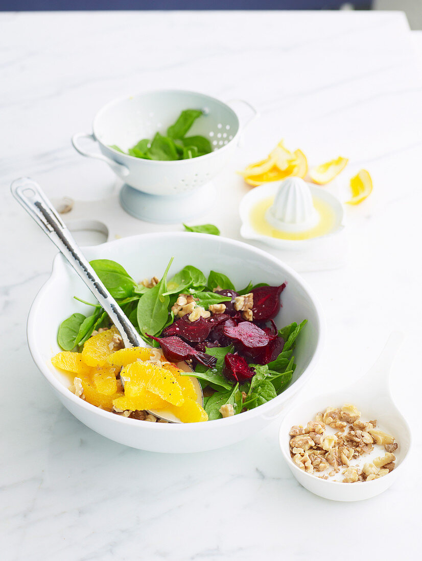 Roasted beetroot and Orange Salad