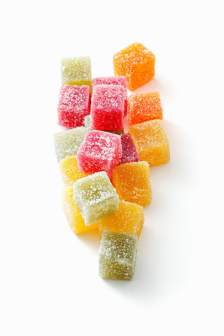 Vegan fruit jelly sweets