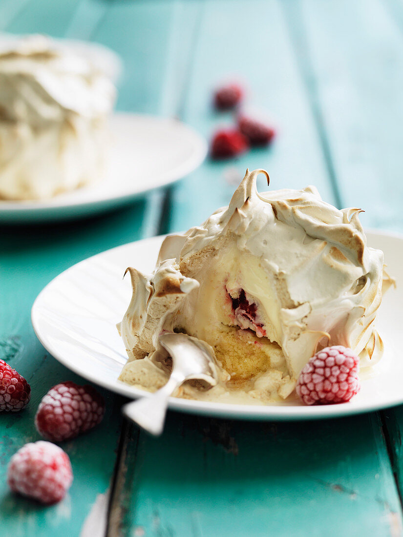 Raspberry Bombe Alaska