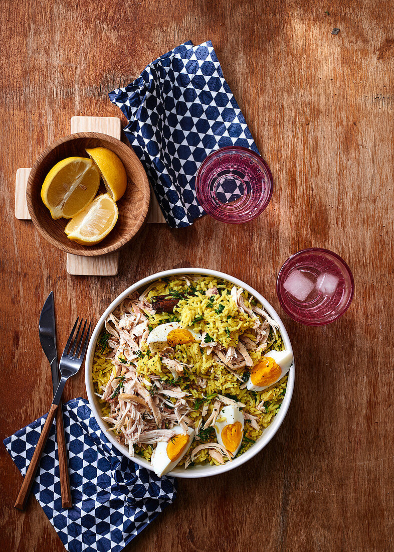 Kedgeree with chicken