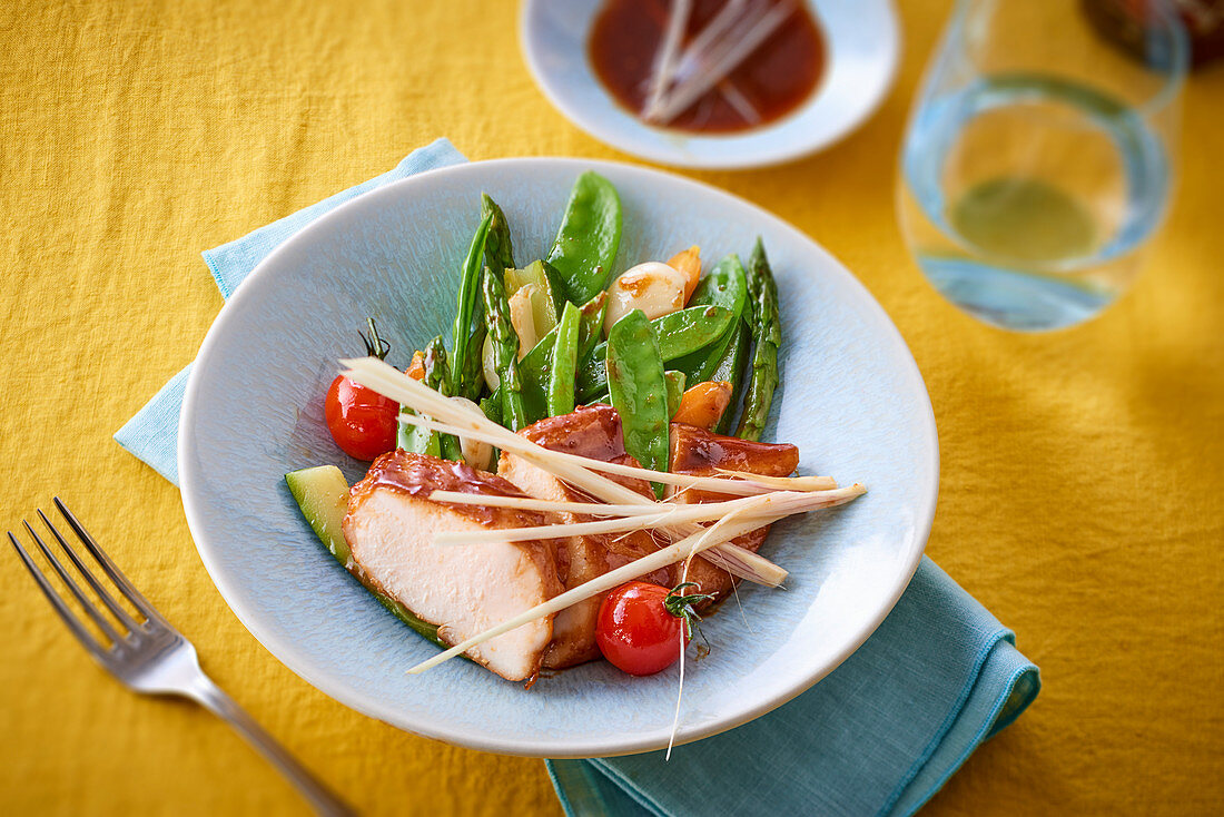 Chicken breast with lemongrass