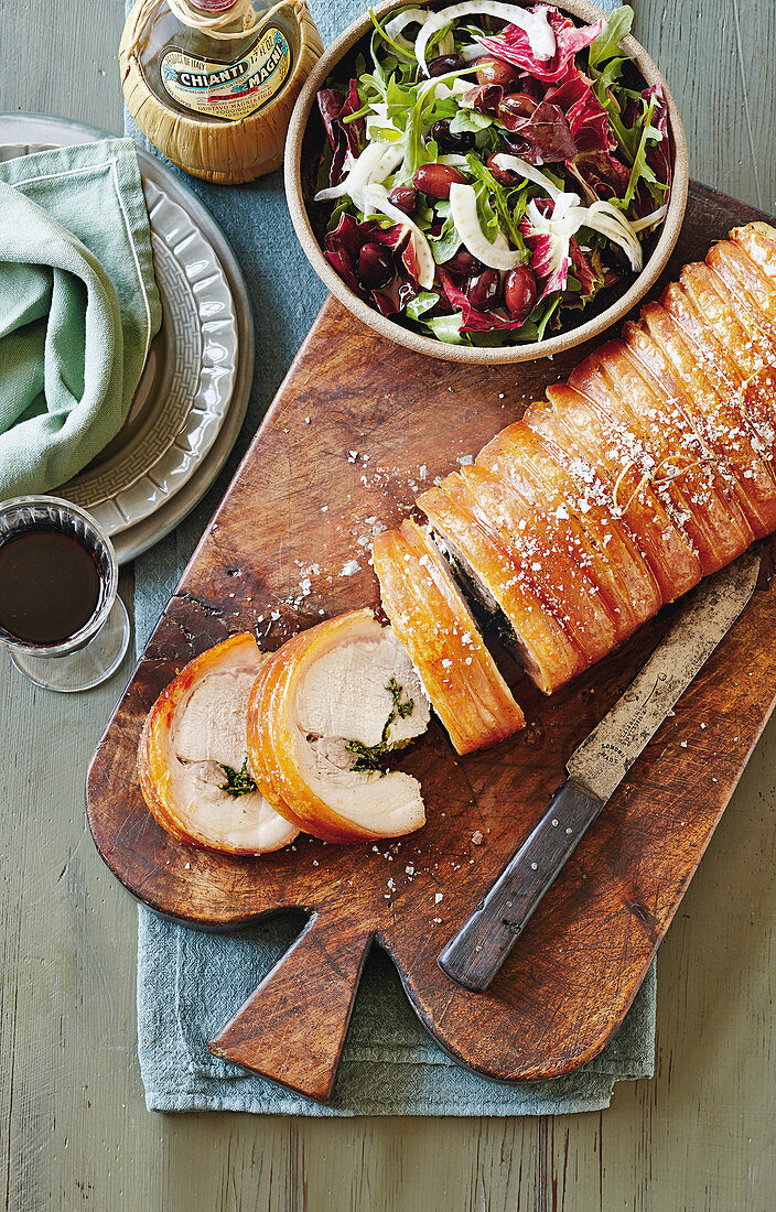 Porchetta with fennel salad (Italy)