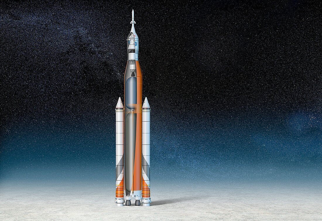 Ares IV rocket, illustration