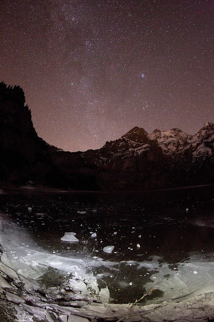 Milky Way over the Swiss Alps