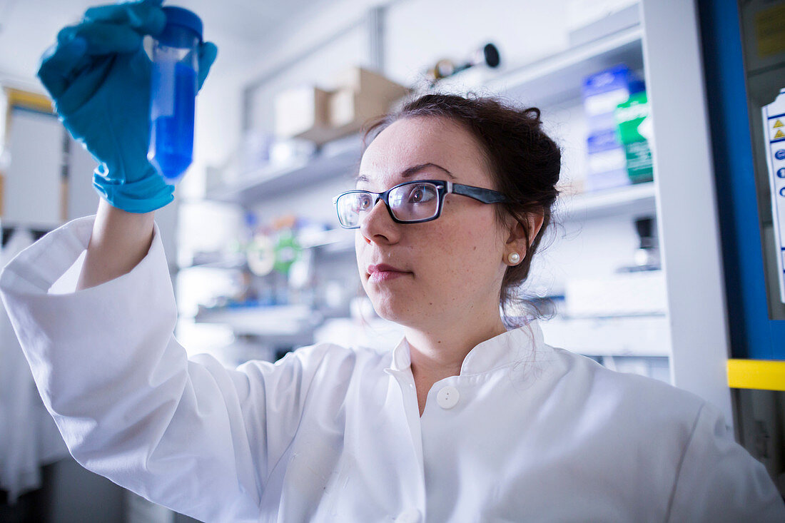 Female scientist in laboratory