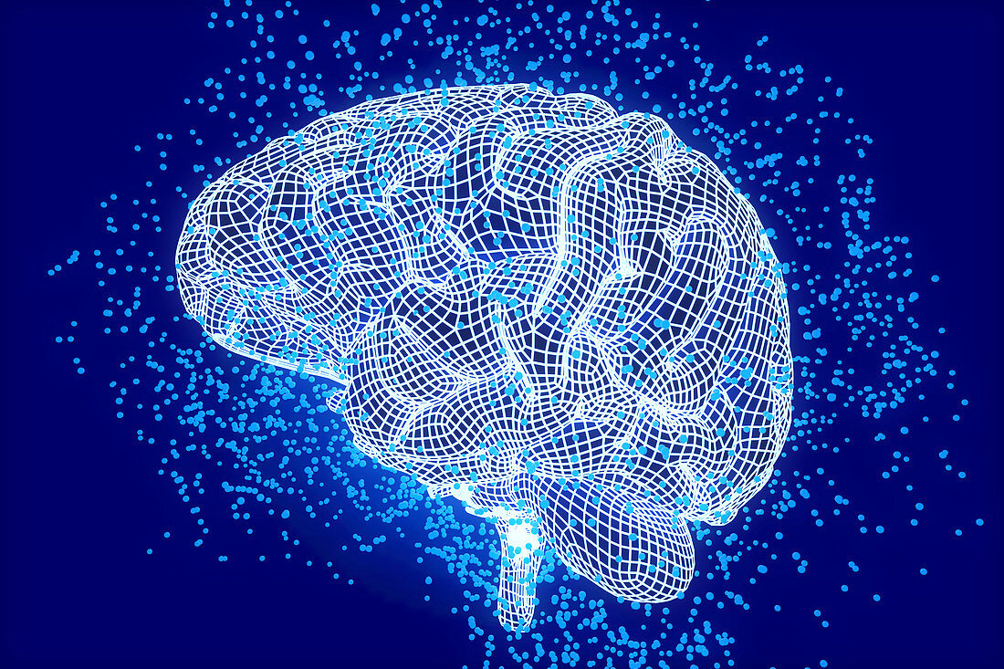 Artificial brain, conceptual illustration