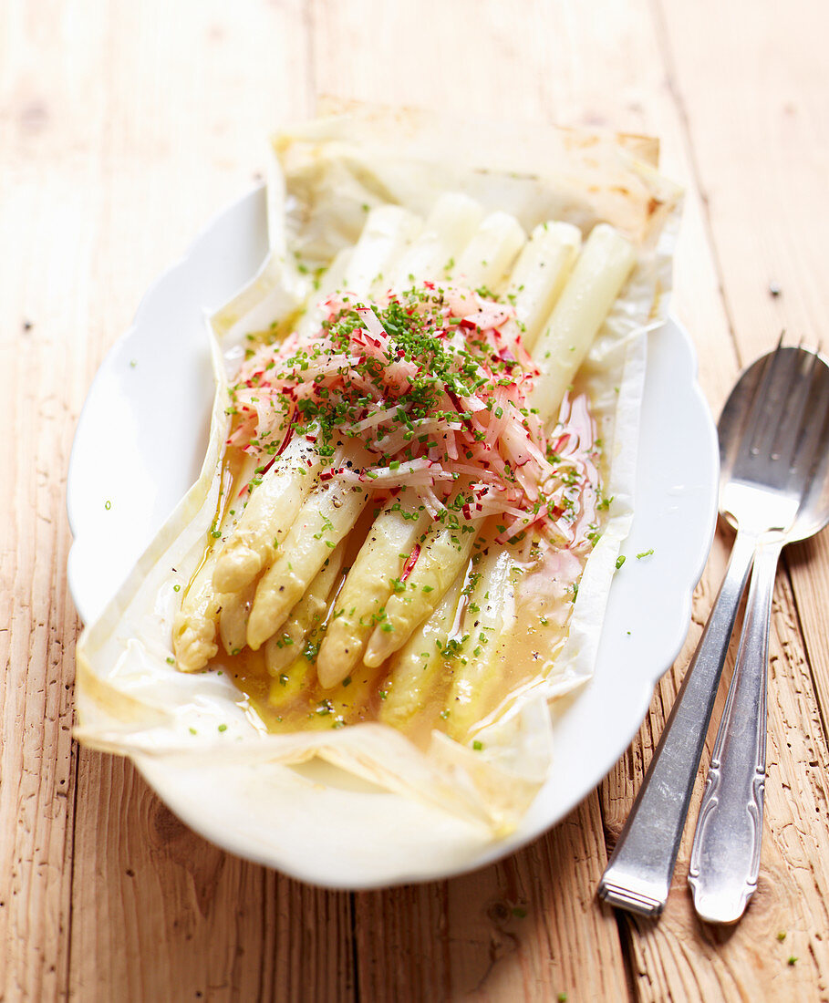 Spargel mit Schnittlauchvinaigrette