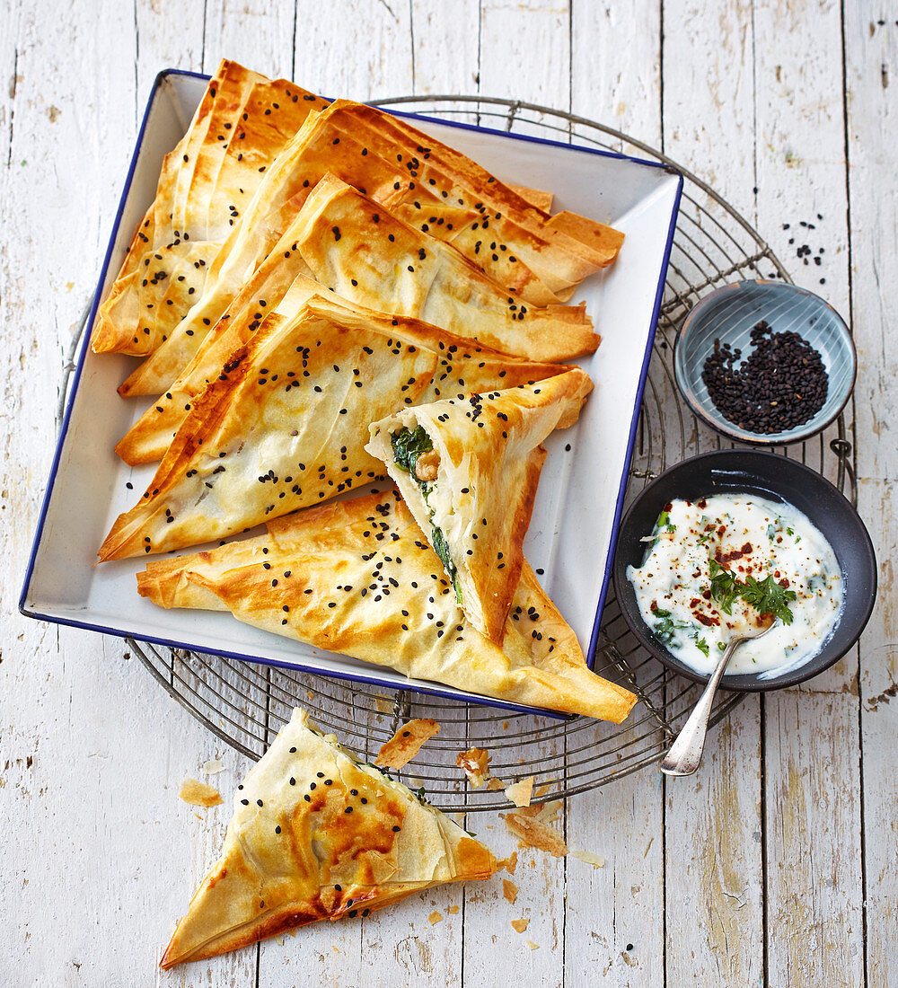 Spinach and feta burek