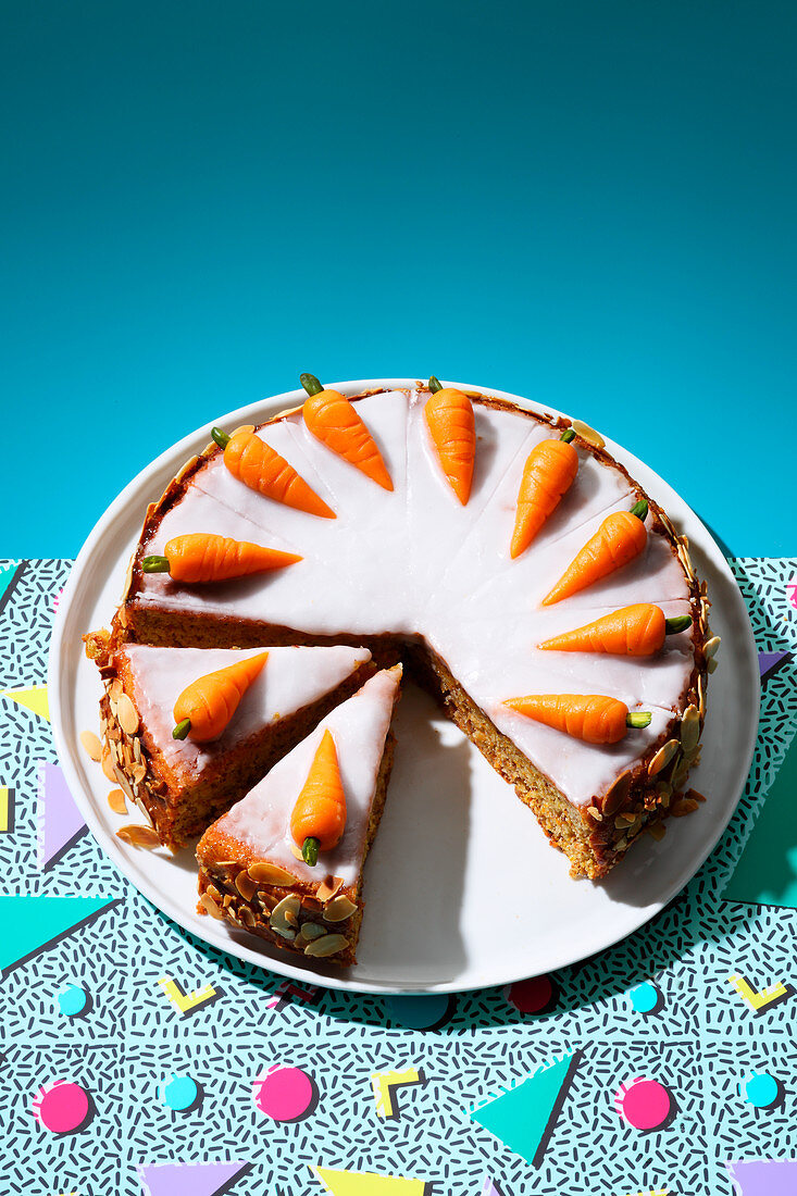 Carrot cake (trend from the 1980s)