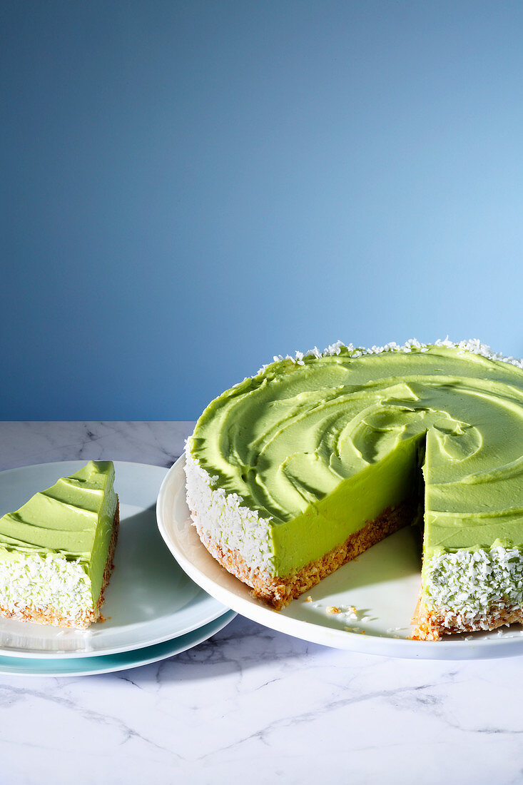 Avocado and lime cake (trend from the 2010s)