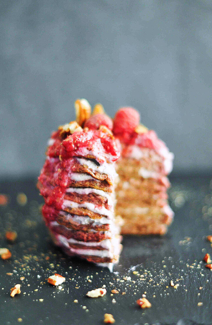 Red Velvet Pancakes