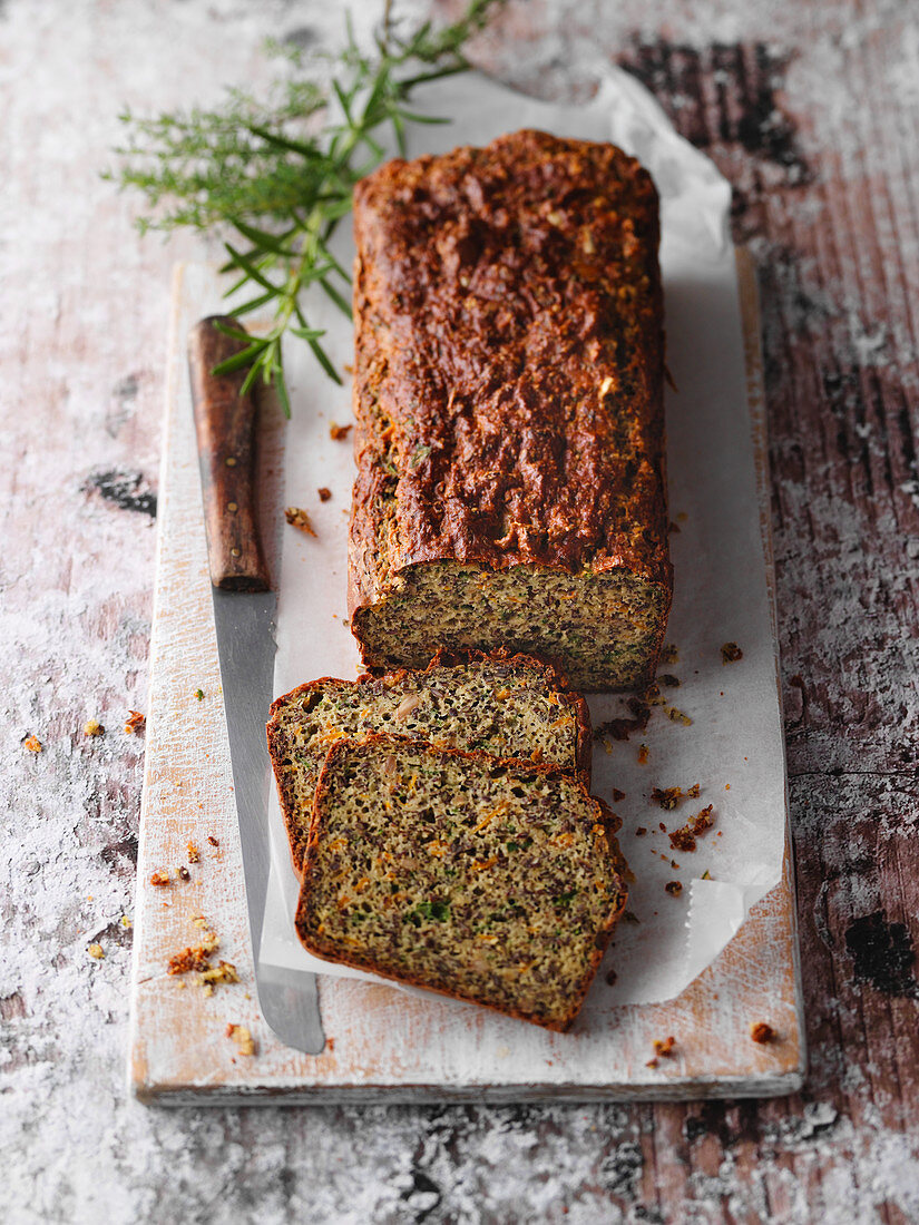 Veganes Low-Carb-Kräuter-Brot