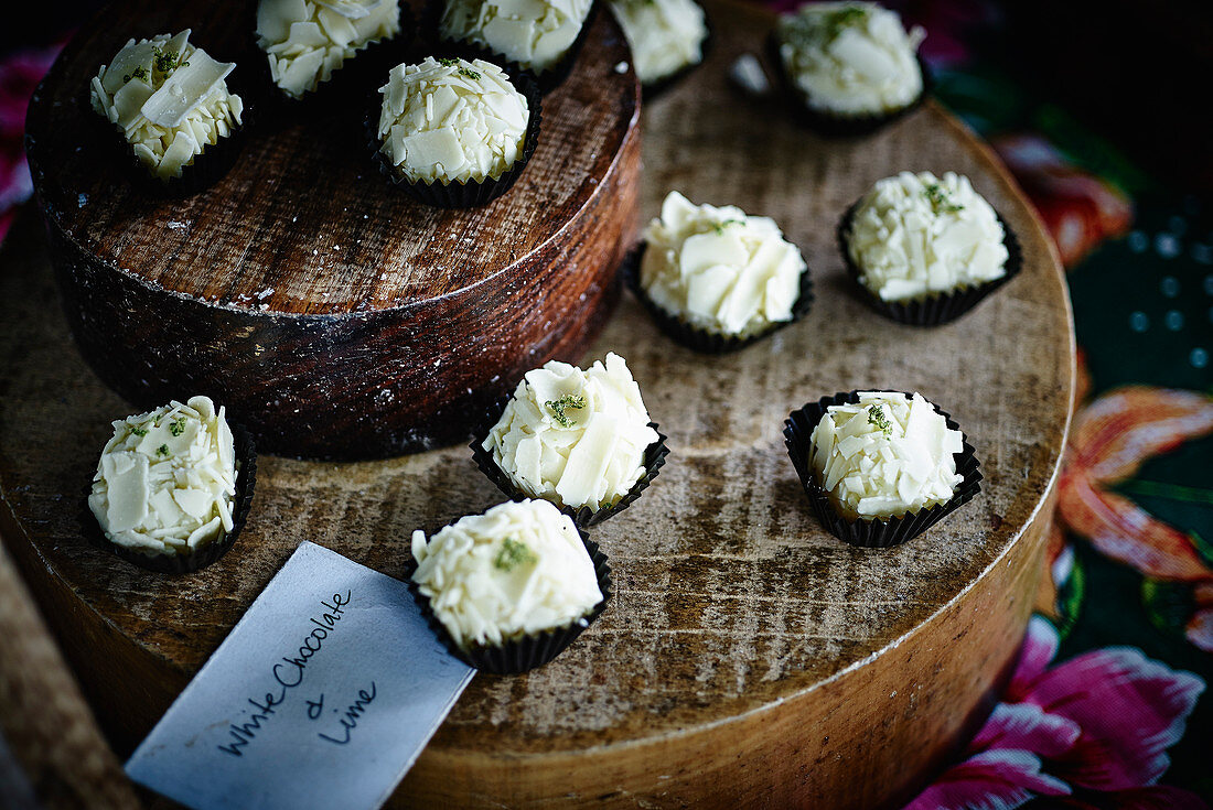 Cupcakes 'White Chocolate Lime'