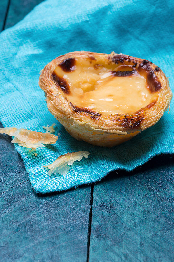 Pastel de Nata (Bätterteigtörtchen mit Puddingcreme, Portugal)