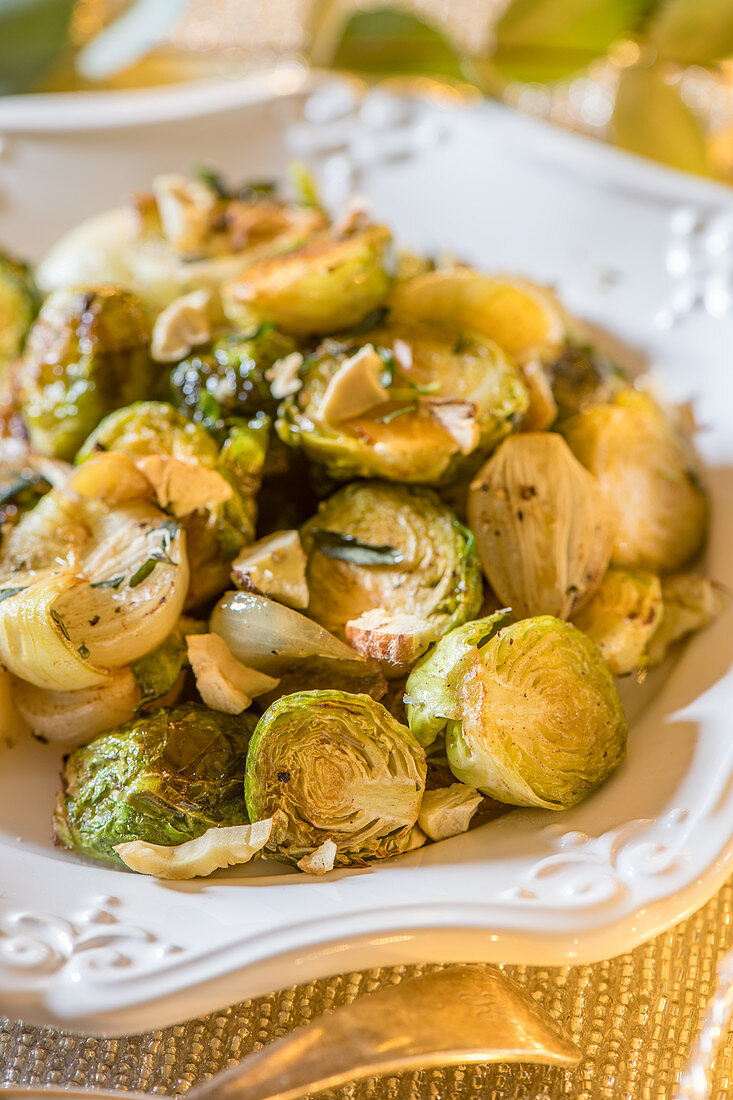 Balsamico-Rosenkohl zu Weihnachten