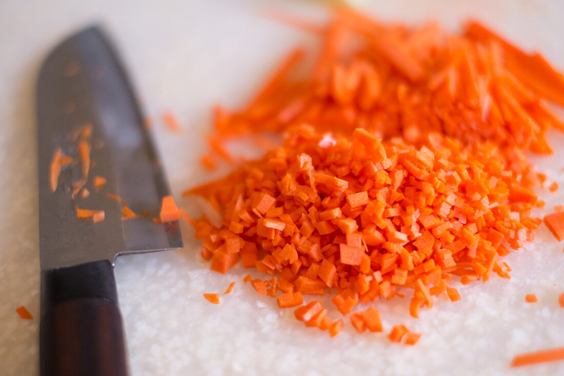 Diced carrots