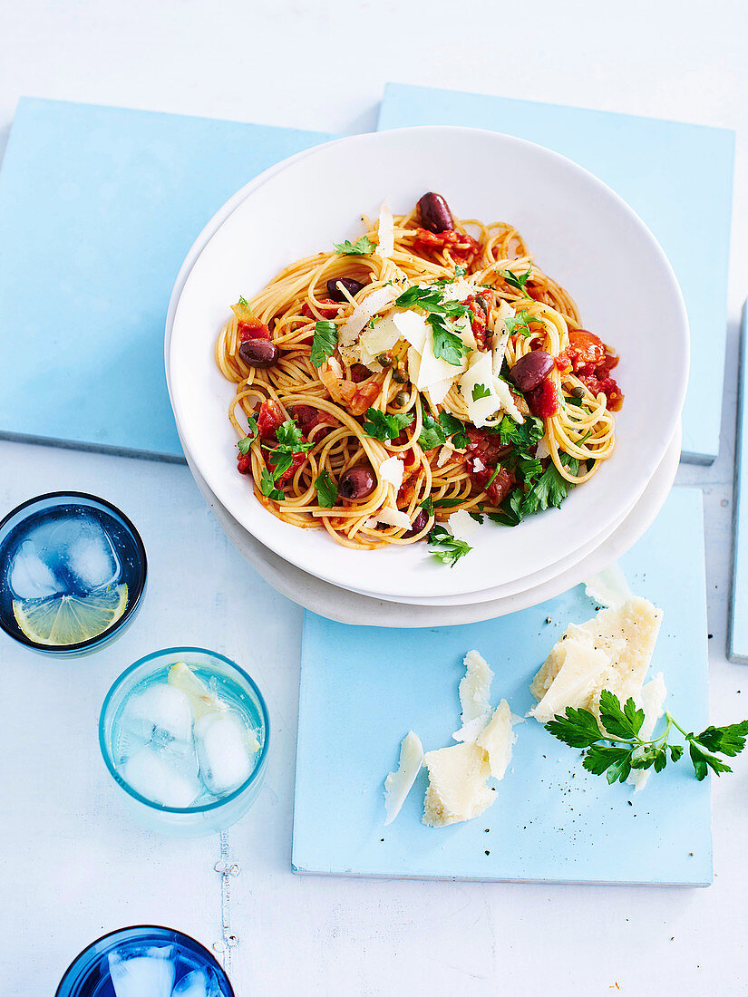 Spaghetti Puttanesca (Italien)