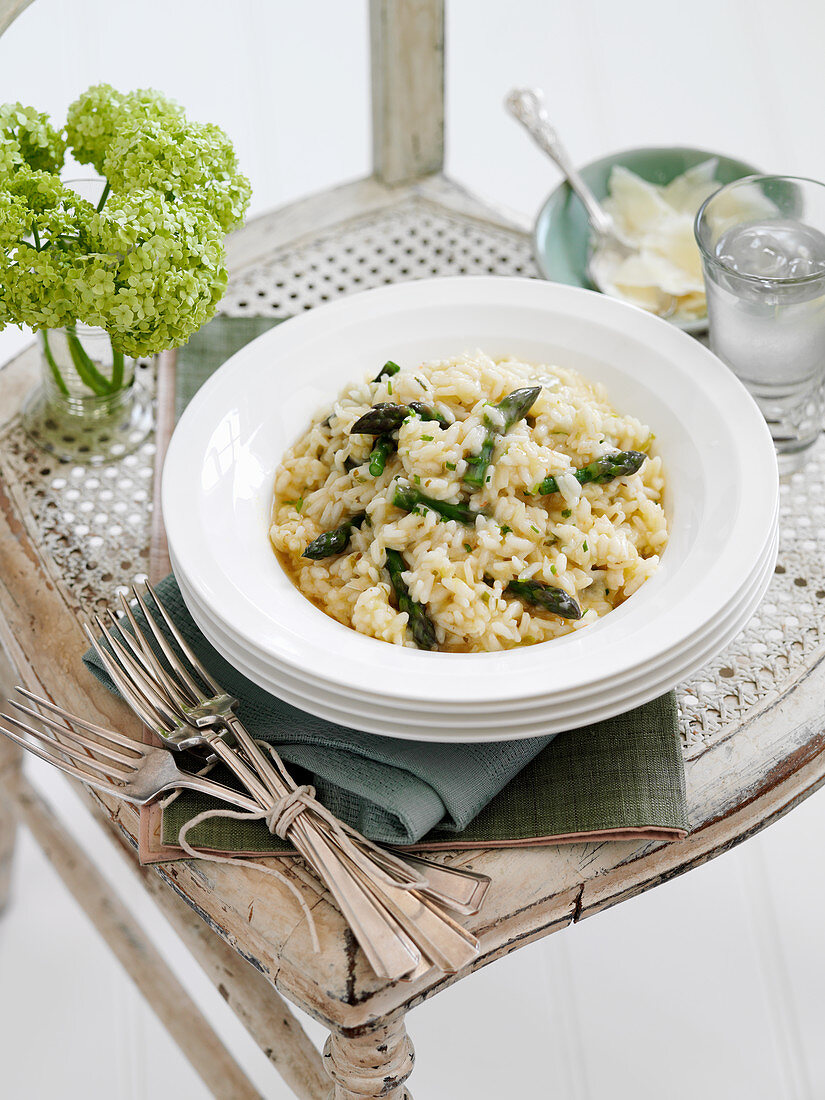 Spargelrisotto