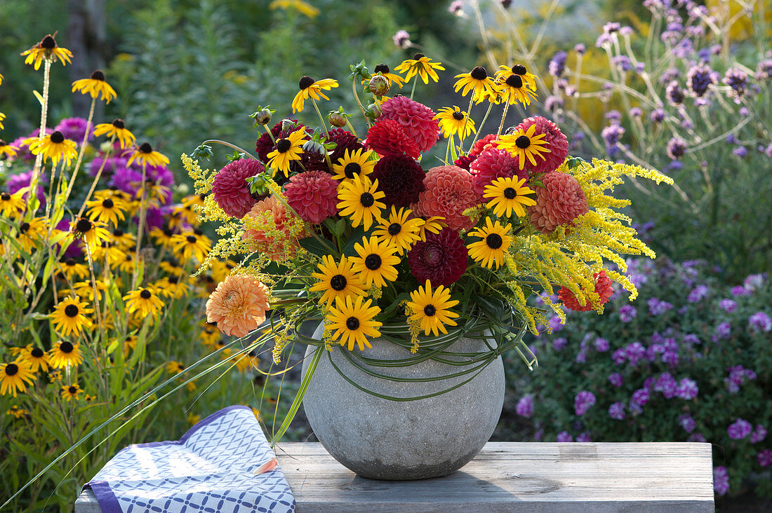 Yellow - Red Late Summer - Bouquet