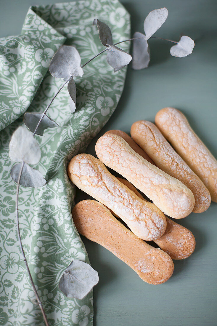 Homemade sponge biscuits