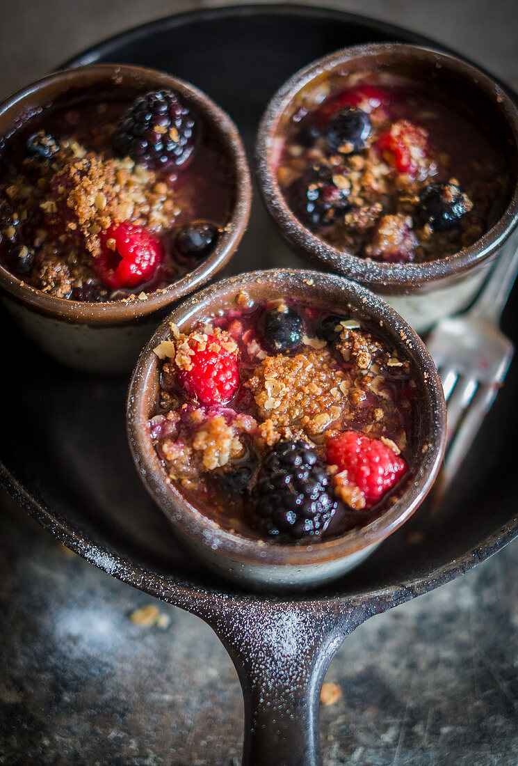 Berry Cobbler (Beerendessert, USA)