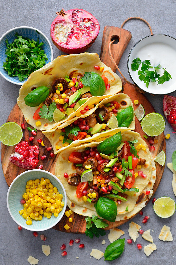 Vegetarische Tacos (Mexiko)
