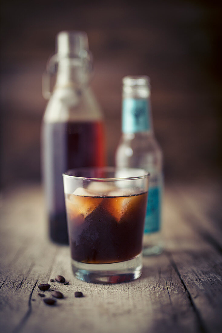 Cold Brew served with tonic water