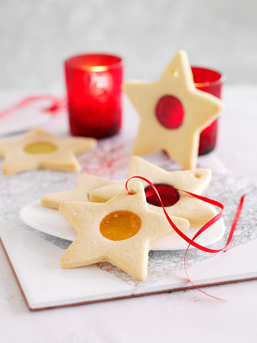 Stained glass cookies for decorating