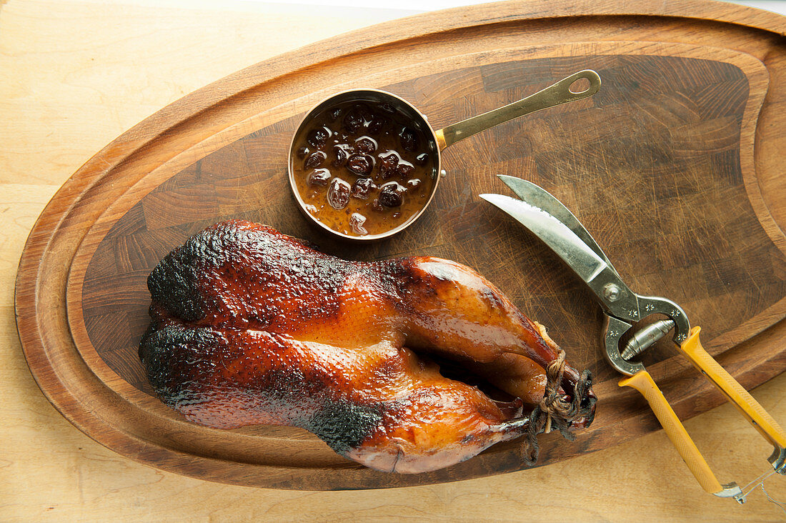 Gänsebraten mit Sauce