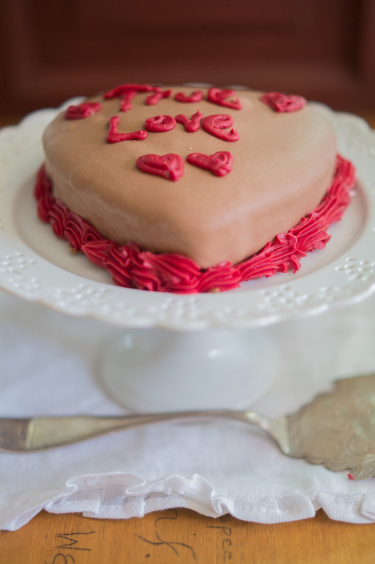 Herzkuchen zum Valentinstag