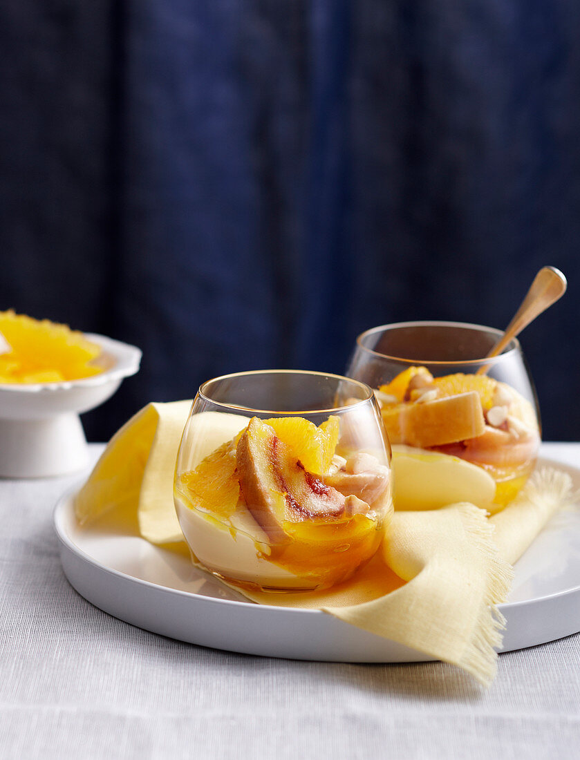 Warmes Orangen-Trifle